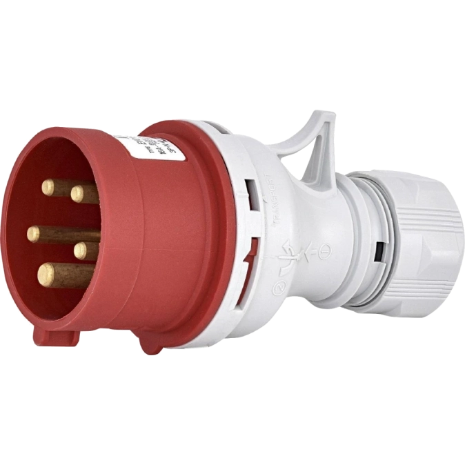 ЕТІ EV-3253 IP44 32A 400V 3P+N+PE Вилка кабельна фото 1