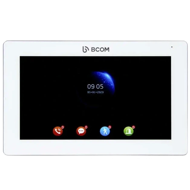 BCOM BD-770FHD/T White Відеодомофон фото 1