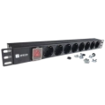 EServer 220В 19" 1U Подовжувач на 8 розеток фото 1