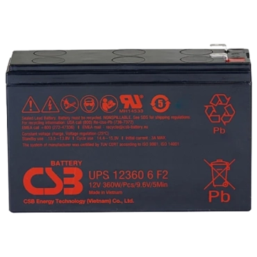 CSB UPS123606F2/F1 12V6Ah Акумуляторна батарея