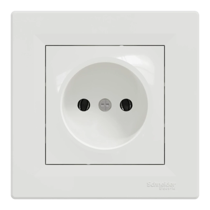 Schneider Electric ASFORA EPH3000121 Розетка одинарна без заземлення фото 1