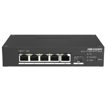 Hikvision DS-3T1306P-SI/HS PoE Коммутатор 6 портов управляемый