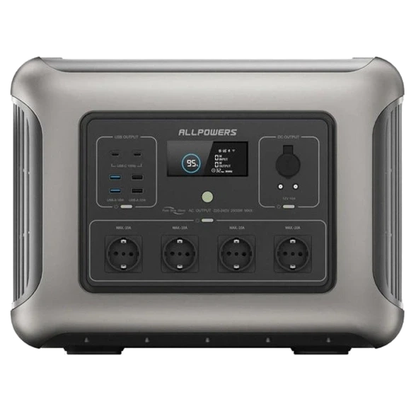 ALLPOWERS R2500 2016 Вт·г LiFePO4 2500 Вт Портативна зарядна станція