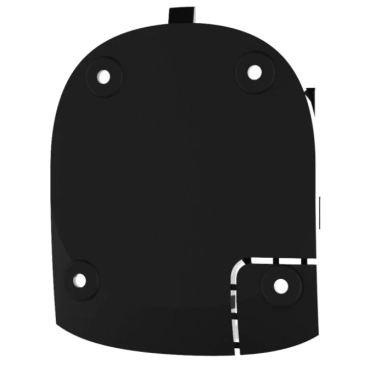 Smartbracket Ajax Hub black Часть пластикового корпуса