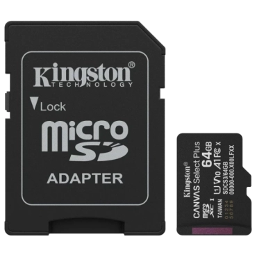 Kingston MICRO SDXC 64GB UHS-I W/ADAPTER Модуль флеш-пам'яті