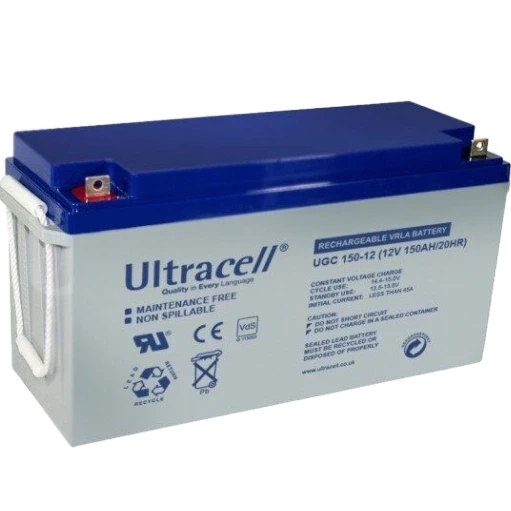 Ultracell UCG150-12 150А•г 12В гелева Свинцево-кислотна акумуляторна батарея фото 1