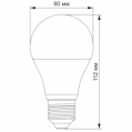 VIDEX A60e 10W E27 4100K LED лампа з сенсором освітленості фото 2