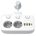 СolorWay CW-CHE24PDW 2x220V/3xUSB-A/1xUSB-C Мережевий фільтр фото 2