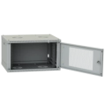 IPCOM 4U 600x350 двері перфорація (сіра) Шафа телекомунікаційна фото 3
