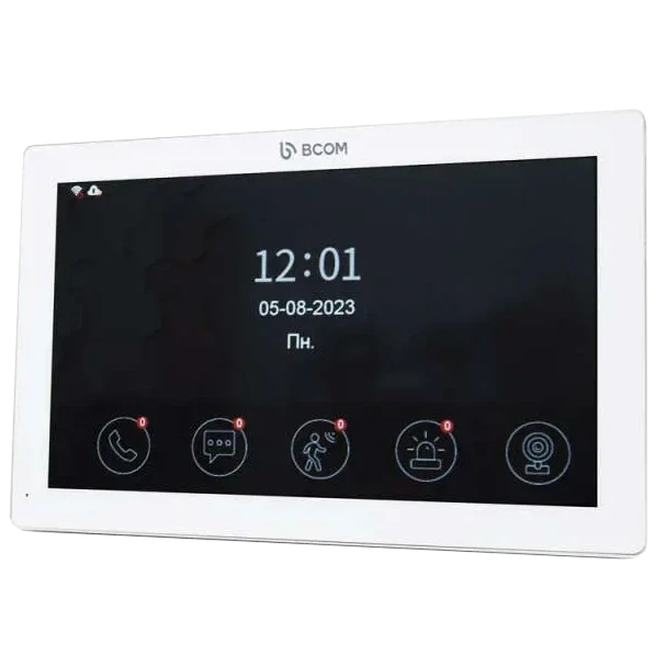 BCOM BD-1070FHD/T White Відеодомофон фото 1
