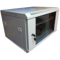 Hypernet WMNC-35-6U-FLAT-AC Шафа комутаційна настінна 6U 600x350 розбірна фото 1