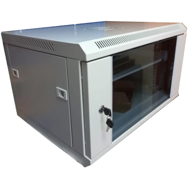 Hypernet WMNC-35-6U-FLAT-AC Шкаф коммутационный настенный 6U 600x350 разборный