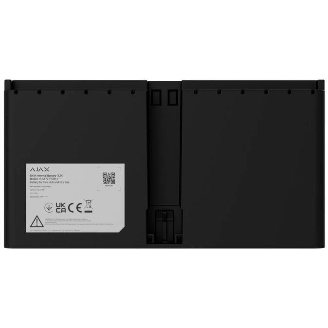 Ajax EN54 Internal Battery (72h) black для Fire Hub і Fire Rex Акумулятор