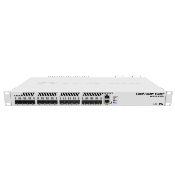 MikroTik CRS317-1G-16S+RM керований комутатор фото 1