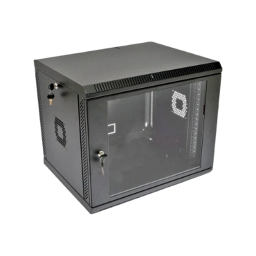 9U Шкаф 19" , 600х500х507 мм (Ш*Г*В), акриловое стекло, черный