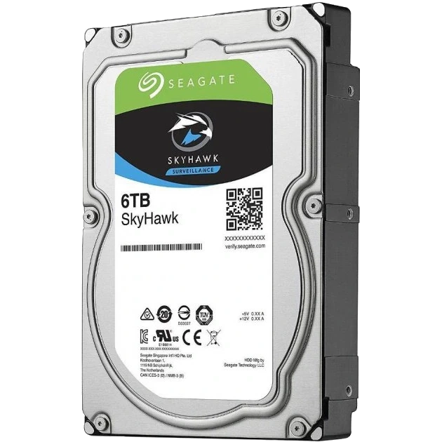 Seagate SkyHawk HDD 6TB 5400rpm 256MB ST6000VX001 Жорсткий диск фото 1