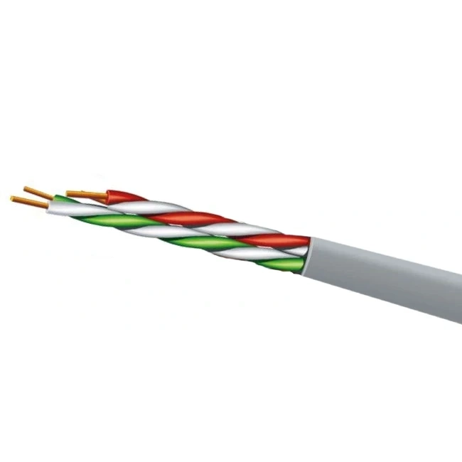 Cat. 5e U/UTP 2х2х24 AWG(0,51), бухта 305м ЗЗЦМ (7091016) Кабель кручена пара (UTP мідь внутрішній 2-х парний (4-х жильний)) фото 1