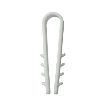 Дюбель Ziplex ялинка кругла d 6 біла (100 шт)
