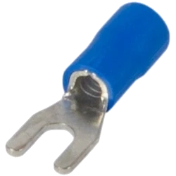 Enext e.terminal.stand.sv.1,25.3,2.blue Ізольований наконечник вилковий 0.5-1.5 кв.мм, синій фото 1
