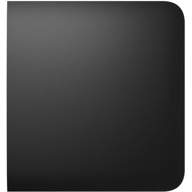 Ajax SideButton (1-gang/2-way) for LightSwitch black Бічна кнопка для одноклавішного або прохідного вимикача фото 1