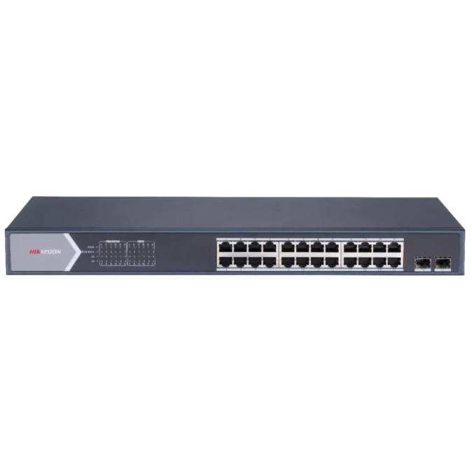 Hikvision DS-3E1526P-SI Керований 24-портовий гігабітний комутатор PoE фото 1