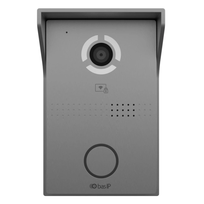 Bas-IP AV-03BD silver IP-виклична панель зі зчитувачем UKEY для IP-домофонів фото 1