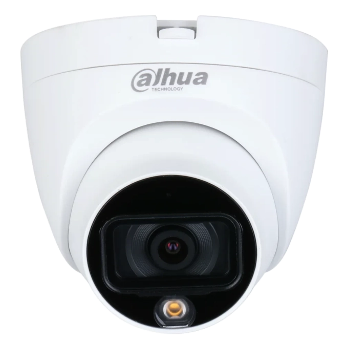 HDCVI-камера Dahua DH-HAC-HDW1509TLQP-A-LED (3.6мм) 5 Мп Full-color з мікрофоном фото 1