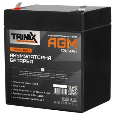 TRINIX 12V4Ah/20Hr Акумуляторна батарея