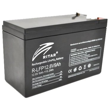 Ritar LiFePO4 12.8В 9А•ч Литиевая аккумуляторная батарея