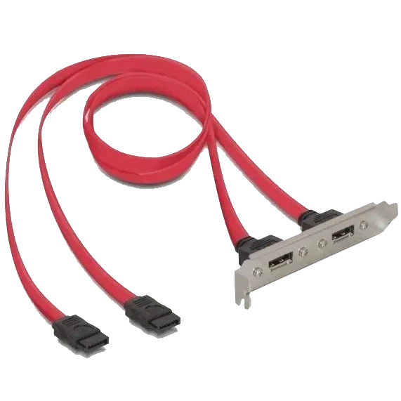 SATA 7px4-eSATAx4 M/F Планка корпусна фото 1