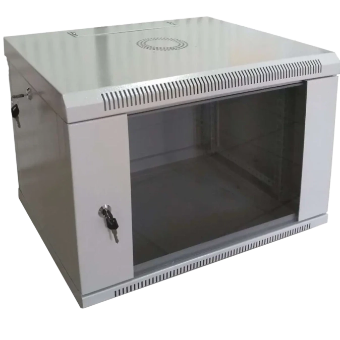 Hypernet WMNC-500-6U-FLAT Шафа комутаційна настінна 6U 600x500 розбірна фото 1