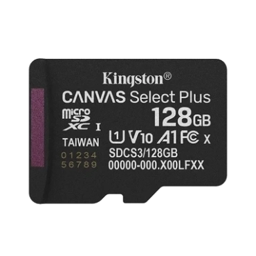Kingston microSD128GB C10 UHS-I A1 V10 R150MB/s Карта памяти