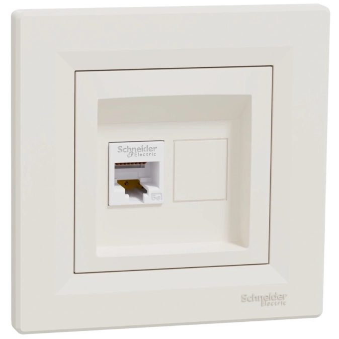 Schneider Electric Asfora EPH4300123 РОЗЕТКА КОМП'ЮТЕРНА RJ45 UTP КАТ. 5Е фото 1