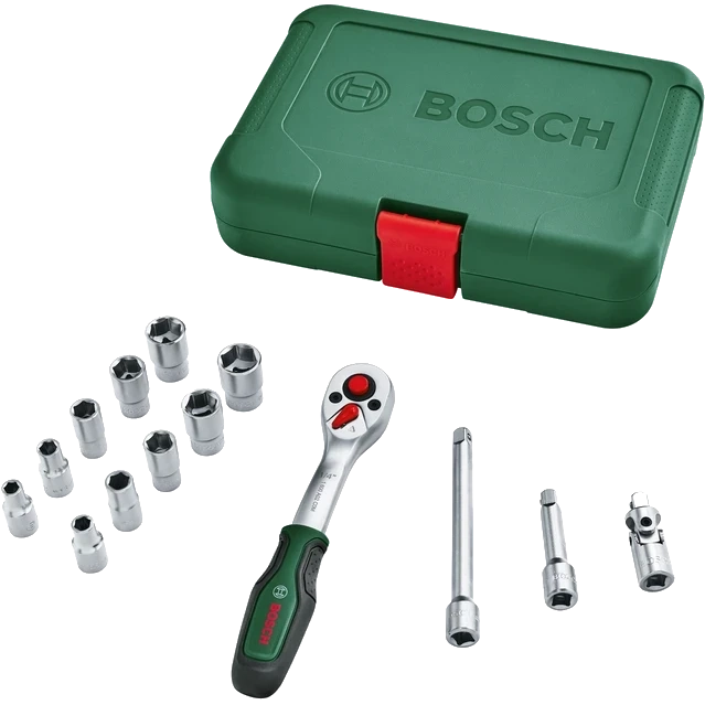 Bosch (1600A02BY0) 1/4" 14 шт Набір торцевих головок фото 1