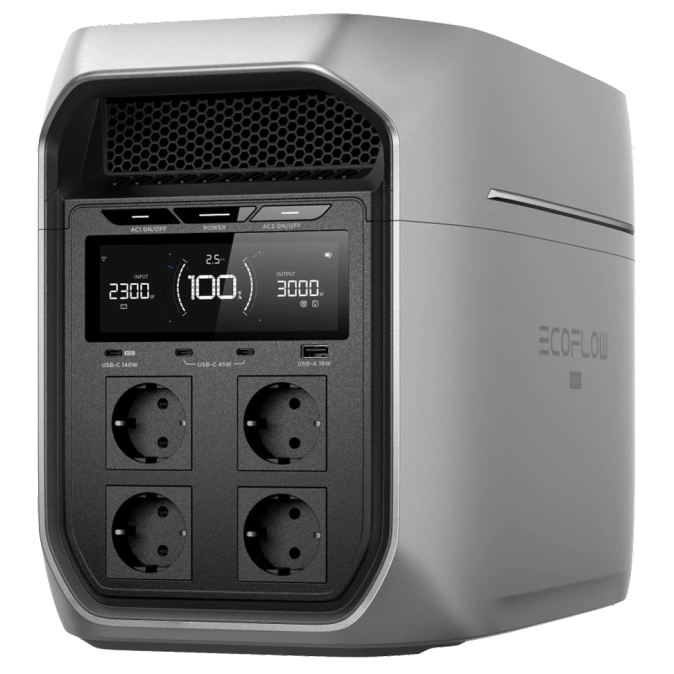 EcoFlow DELTA 3 Max Plus 2048 Вт·г Портативна зарядна станція