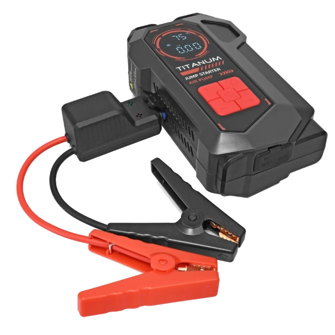 TITANUM TA-JSQ18 2000A 10000mAh Пускозарядний пристрій 4в1 фото 1