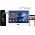Neolight ALPHA Hybrid + SOLO IP Black з кутком, PoE адаптер для панелі виклику Комплект відеодомофону фото 1