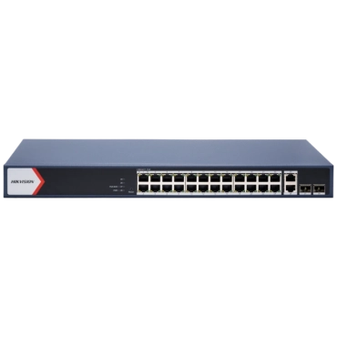 Hikvision DS-3E1528P-EI/M PoE Комутатор 28 портів керований