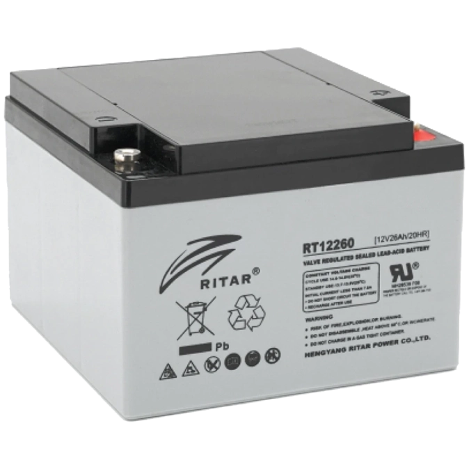 Ritar RT12260 (12V26AH) Акумуляторна батарея