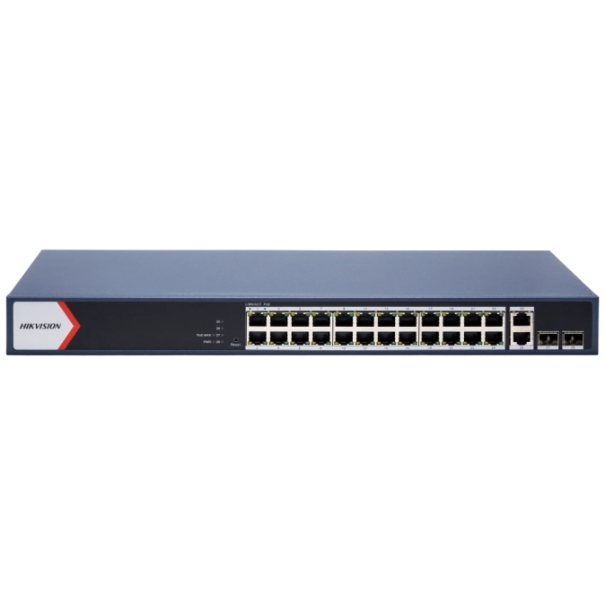 Hikvision DS-3E1528P-EI/M PoE Комутатор 28 портів керований