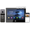 Neolight ALPHA Hybrid Black + SOLO FHD Graphite Комплект відеодомофону фото 1