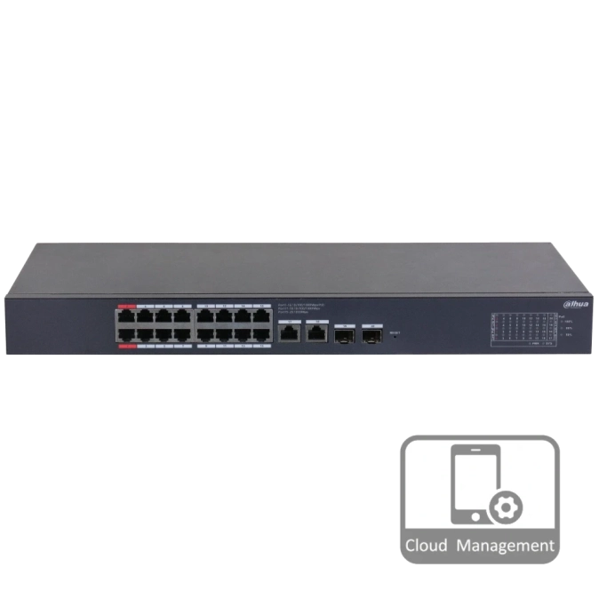 Dahua DH-CS4220-16GT-190 PoE Комутатор 20 портів керований фото 1