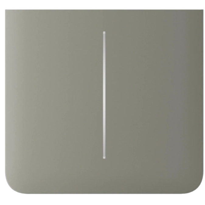 Ajax SideButton (2-gang) vertical olive Кнопка фото 1