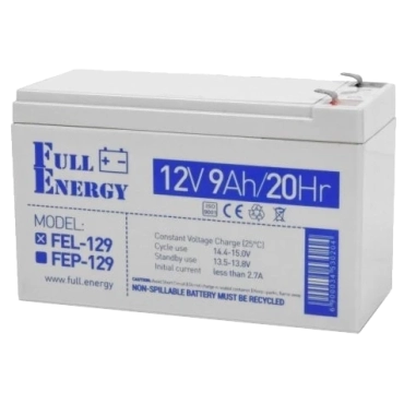 Full Energy FEL-129 9А•г 12В гелева Свинцево-кислотна акумуляторна батарея