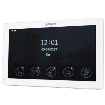BCOM BD-1070FHD White Відеодомофон