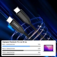 Choetech XCC-1036 2м Black USB-C to USB-C PD3.1 Кабель фото 2