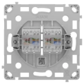 Ajax OutletCore (LAN) vertical white Механізм інтернет розетки фото 3