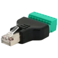 RJ-45(M) (8 контактів) з клемами під кабель Роз'єм фото 1
