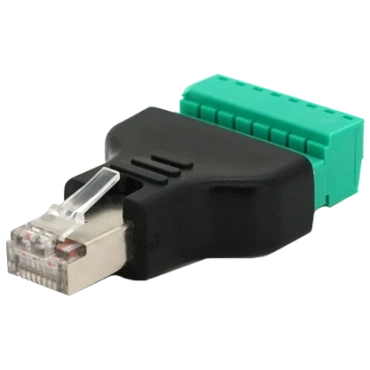 RJ-45(M) (8 контактів) з клемами під кабель Роз'єм