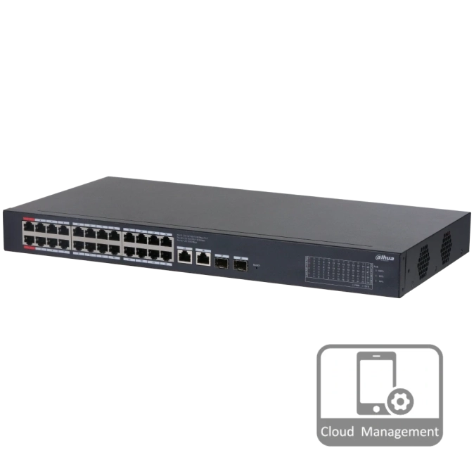 Dahua DH-CS4228-24GT-240 PoE Комутатор 26 портів керований фото 1